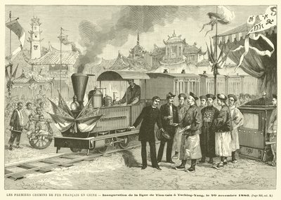 Los primeros ferrocarriles franceses en China de French School
