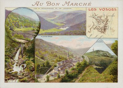 Los Vosgos, tarjeta de French School