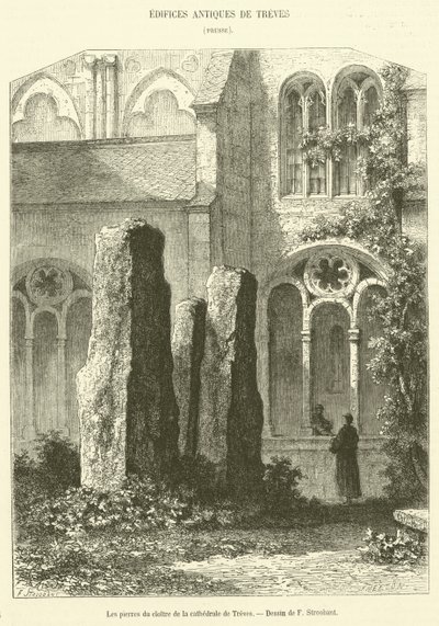Las piedras del claustro de la catedral de Tréveris de French School