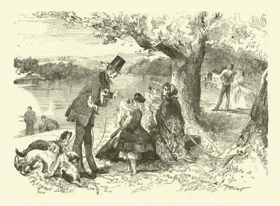 Vida en Inglaterra: vendedor de perros en Hyde Park de French School