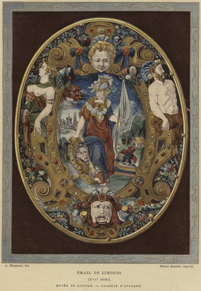 Esmalte de Limoges, siglo XVI de French School