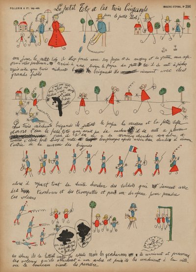 El pequeño Toto y los tres bandidos de French School