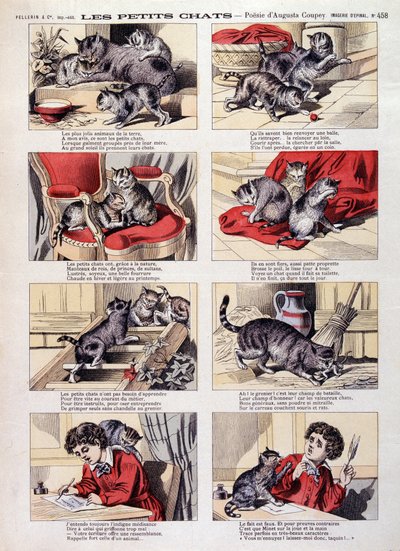 Gatitos - Imagen de Épinal de French School