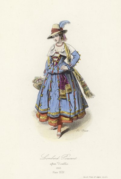 Campesino lombardo de French School