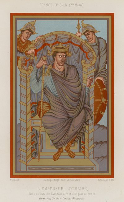 Lotario I, Emperador del Sacro Imperio Romano de French School