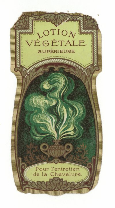 Etiqueta de Loción Vegetal Superior de French School