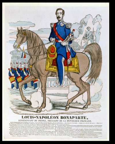 Luis-Napoleón Bonaparte (1808-73) futuro Napoleón III, 1849 de French School