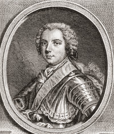 Luis, Delfín de Francia, 1729-1765. Único hijo sobreviviente del rey Luis XV. De Les Heures Libres publicado en 1908. de French School