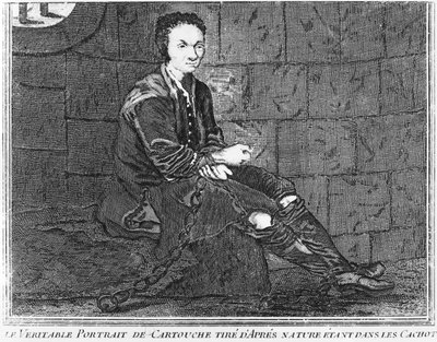 Louis Dominique Cartouche en prisión de French School