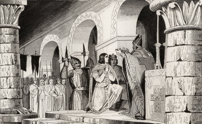 Luis III (863-82) y Carlomán (865-84) coronados juntos, de 