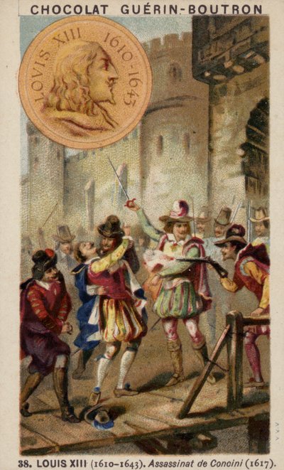 Luis III de Francia y el asesinato de Concino Concini, Marqués de Ancre de French School