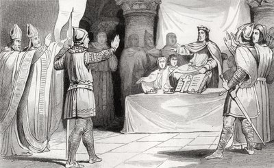 Luis I (778-840) el Piadoso en la Corte, de 
