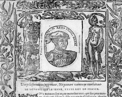 Luis VII el Joven de French School