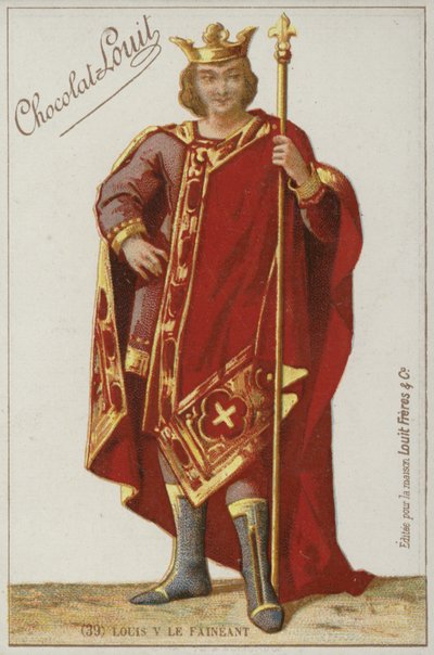 Luis V el Holgazán de French School