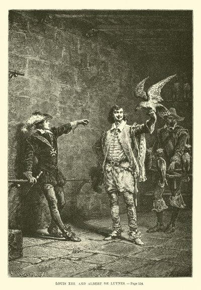 Luis XIII y Albert de Luynes de French School