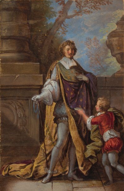 Luis XIII y un paje de French School