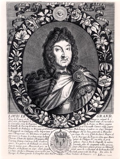 Luis XIV (1638-1715) Rey de Francia, c.1680 de French School