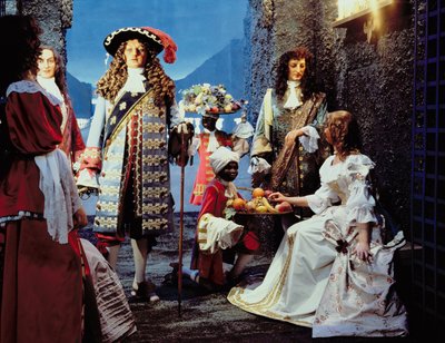 Luis XIV (1638-1715) en Versalles (cera) de French School