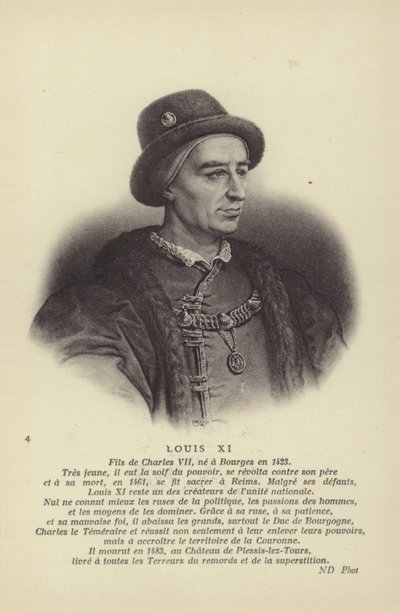 Luis XI de Francia de French School