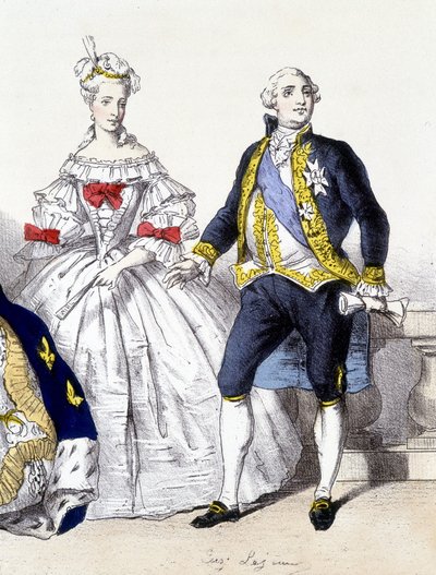 Luis XVI y María Antonieta - en 