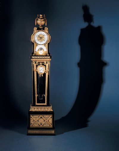 Calendario perpetuo astronómico Louis XVI grande sonnerie Regulateur de Parquet de French School