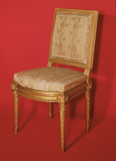 Silla estilo Luis XV de French School