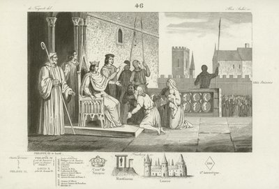 Luis X de Francia emancipa a los siervos, 1315 de French School