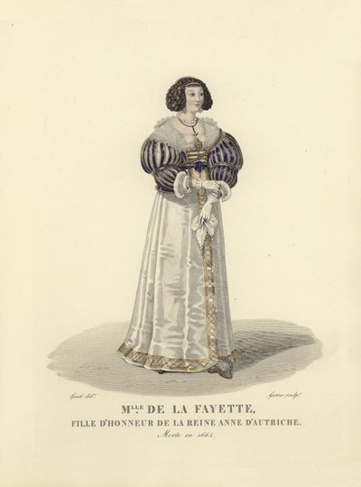 Louise de la Fayette, dama de honor de Ana de Austria, reina consorte del rey Luis XIII de Francia de French School