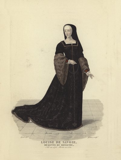 Luisa de Saboya, regente de Francia de French School