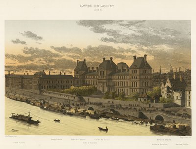 Louvre bajo Luis XIV, 1663 de French School