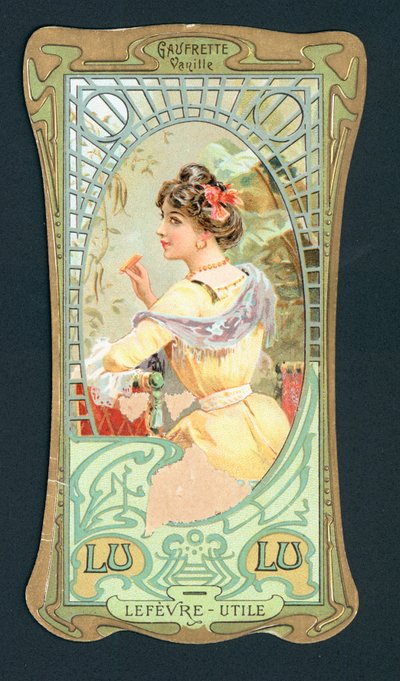 Tarjeta publicitaria de Lulu, francés de French School