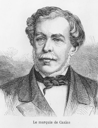 Luís Alves de Lima e Silva, Duque de Caxias (grabado) de French School