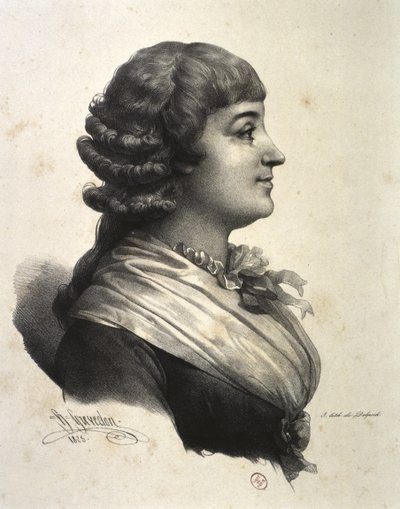 MADAME ROLAND (Marie-Jeanne Roland de la Platière) de French School