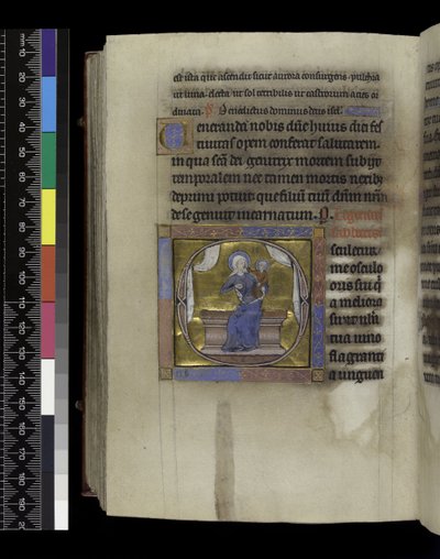 Cantar de los Cantares, del Salterio y Horas de Isabel de Francia, París, c.1265-70 de French School