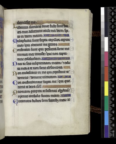 Del Salterio y Horas de Isabel de Francia, París, c.1265-70 de French School