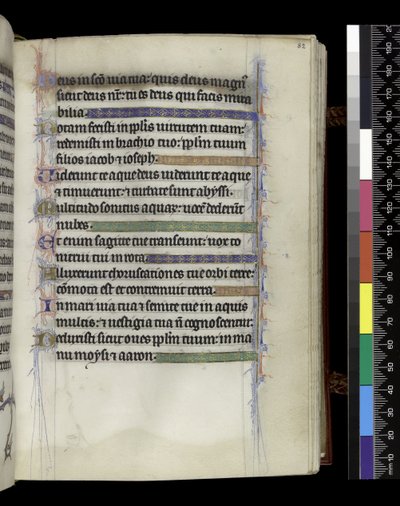 MS 300 f.82r, del Salterio y Horas de Isabel de Francia, París, c.1265-70 de French School