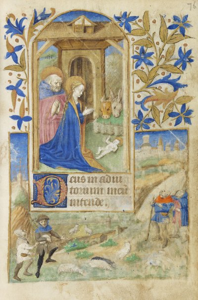 La Natividad (detalle) de French School