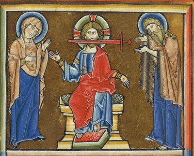 MS CXXXVII, Cristo del Apocalipsis, del Salterio de Santa Isabel de French School