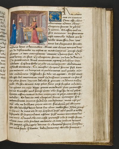 Página de Cent Nouvelles Nouvelles, c.1461-62 de French School