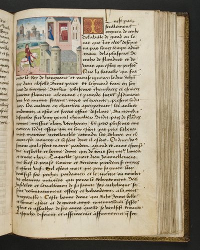Página de Cent Nouvelles Nouvelles, c.1461-62 de French School