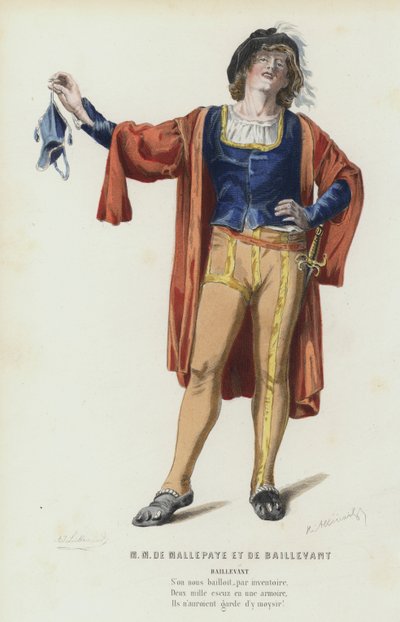 M M De Mallepaye y De Baillevant de French School