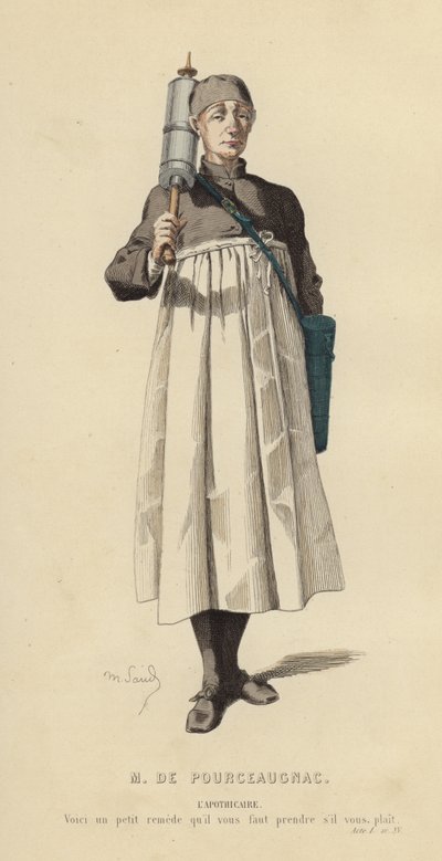 M. de Pourceaugnac de French School