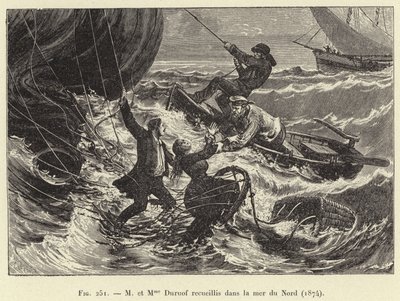 El Sr. y la Sra. Duruof rescatados en el Mar del Norte de French School