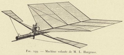 Máquina voladora de M L Hargrave de French School