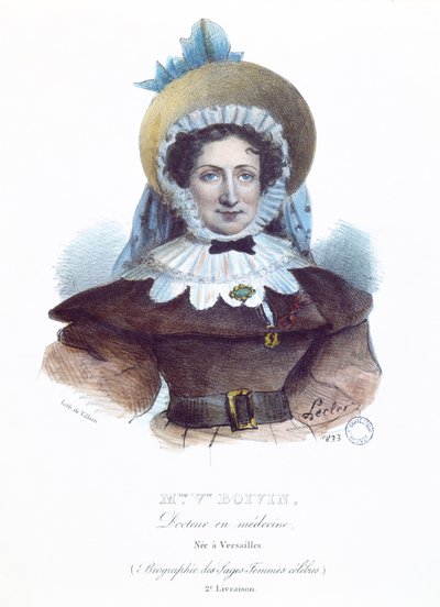 Madame Boivin de un libro sobre mujeres famosas de French School