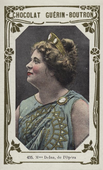 Madame Delna, de la Ópera de French School