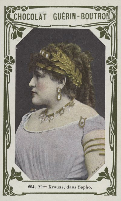 Madame Krauss, en Safo de French School