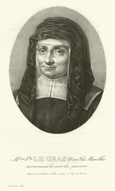 Madame Le Gras, Louise de Marillac de French School