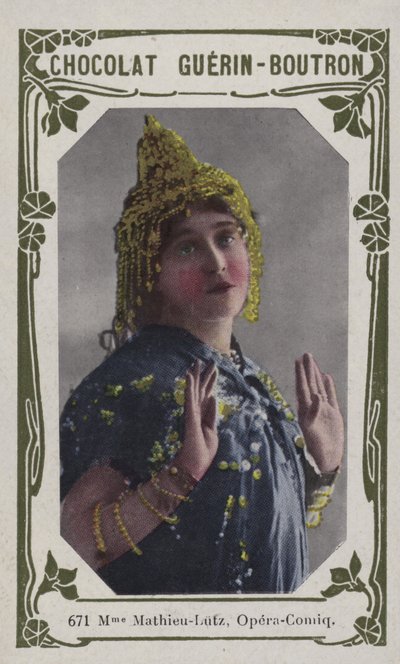 Madame Mathieu-Lutz, Ópera-Cómica de French School
