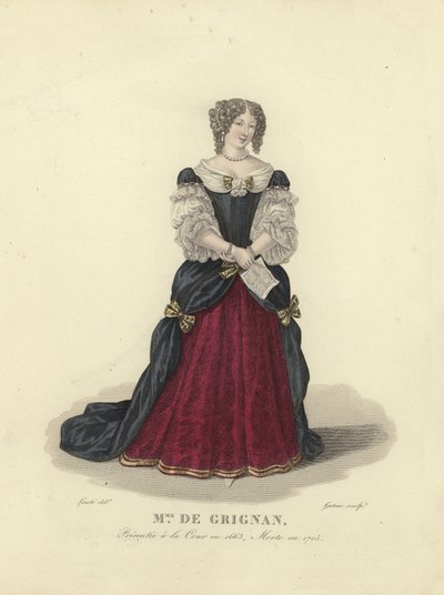 Madame de Grignan, aristócrata francesa de French School